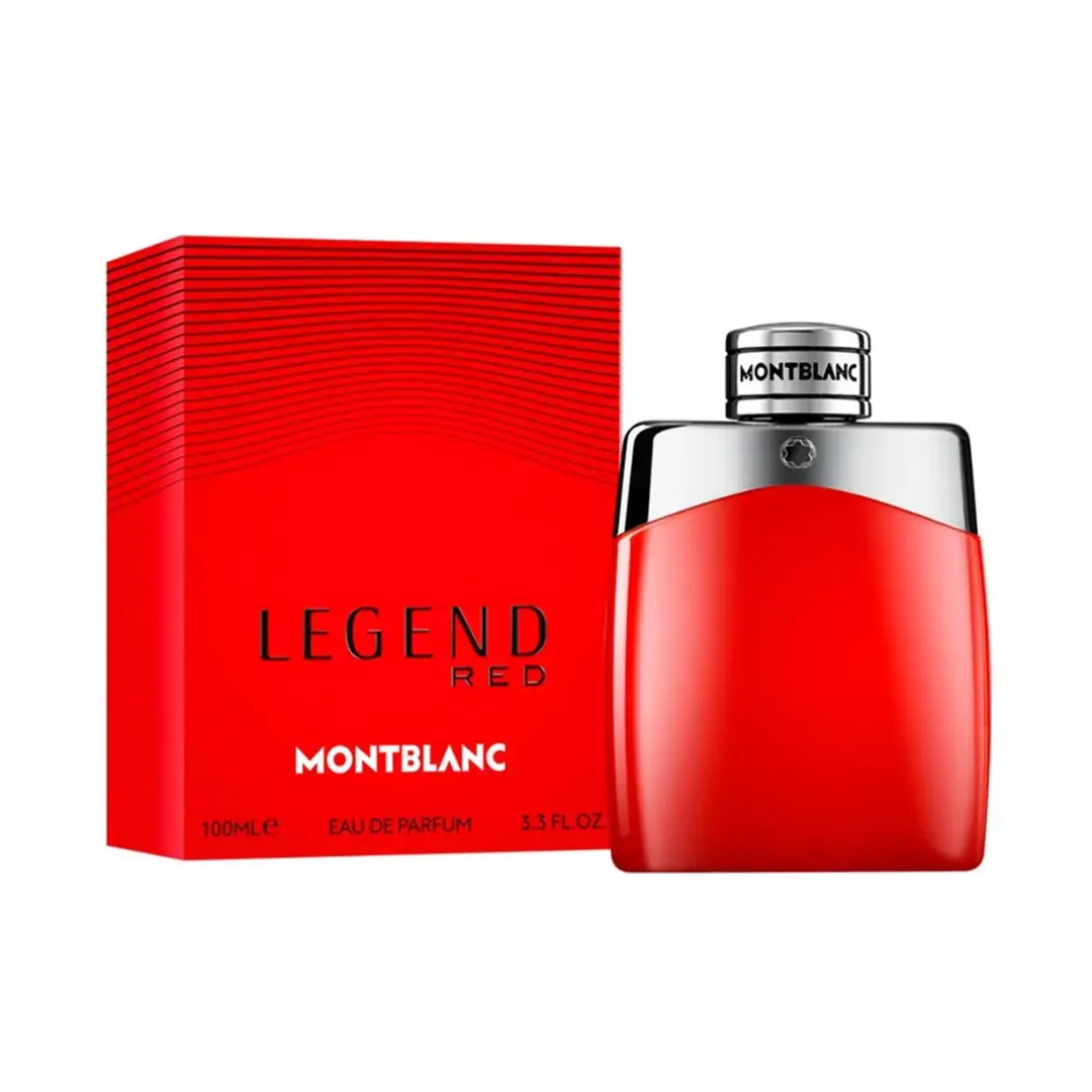Montblanc Legend Red Eau de Parfum For Men 3.4 oz | Woody Citrus Men's Cologne with Blood Orange, Cedarwood & Mahogany | Long-Lasting Designer Fragrance