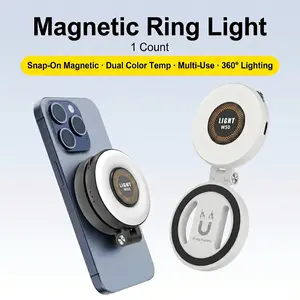 1 Count Magnetic Adjustable LED Fill Light ,Telescopic Portable Light for Video Shooting