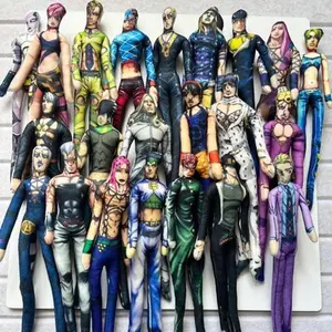 JOJO's Bizarre Adventure Giorno Giovanna Posable Wire Doll Plush with Abstract Mouse Design