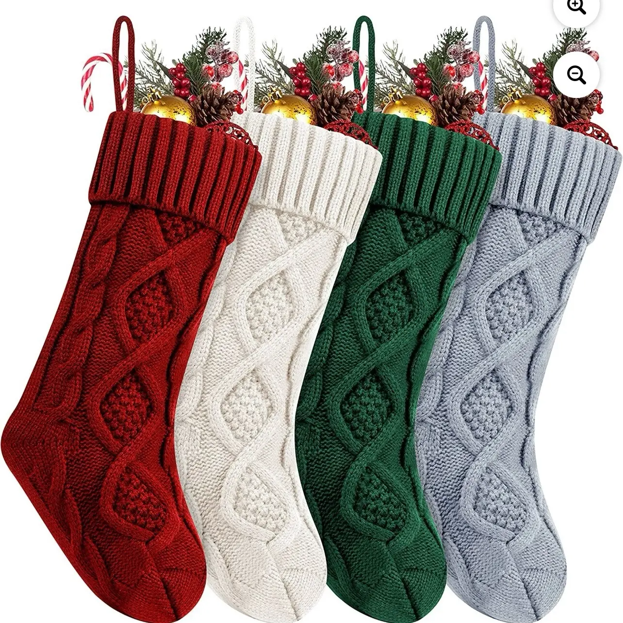 Holiday Personalized Stockings - Festive Party Supplies