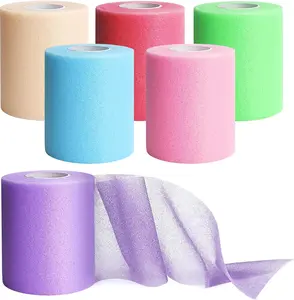 Athletic Tape 6 Roll Pre wrap Headbands Hair Soccer Foam Sports Wrap Ankles Wrists Hands Knees Elbows 2.75 Inches X 12 Yards