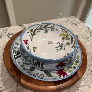 Nueva Vajilla de Melanina 12 piezas