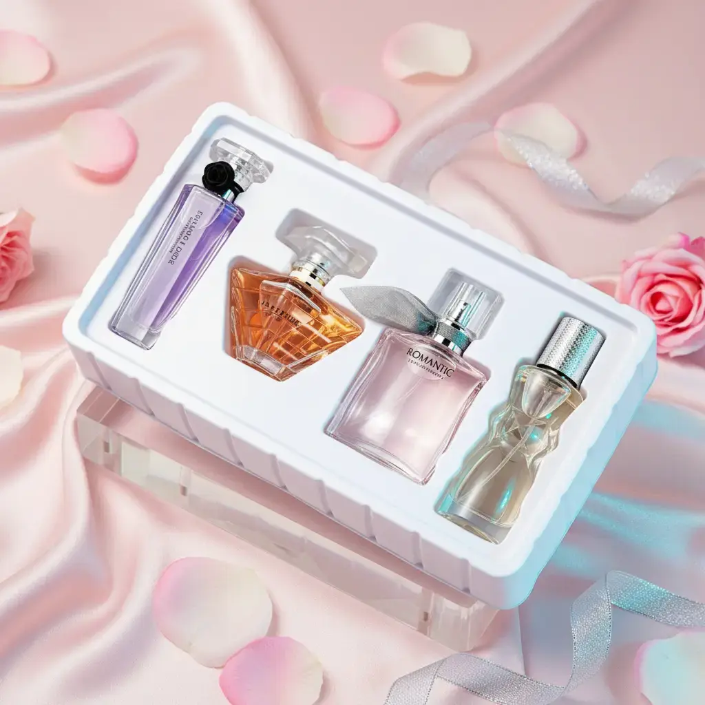 Fragrance Beauty Set, 4-Piece Collection of Long Lasting Perfumes for Women with Fresh Summer Citrus, Floral, and Ocean Scents, 1.01 oz Bottles