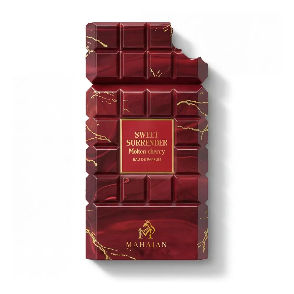 Mahajan Sweet Surrender Molten Cherry Women's Eau de Parfum (3.4 oz) – Dark Cherry Vanilla Coffee Gourmand Perfume with Bold Sweet Allure, Long Lasting Perfumes for Women, Luxury Fragrance