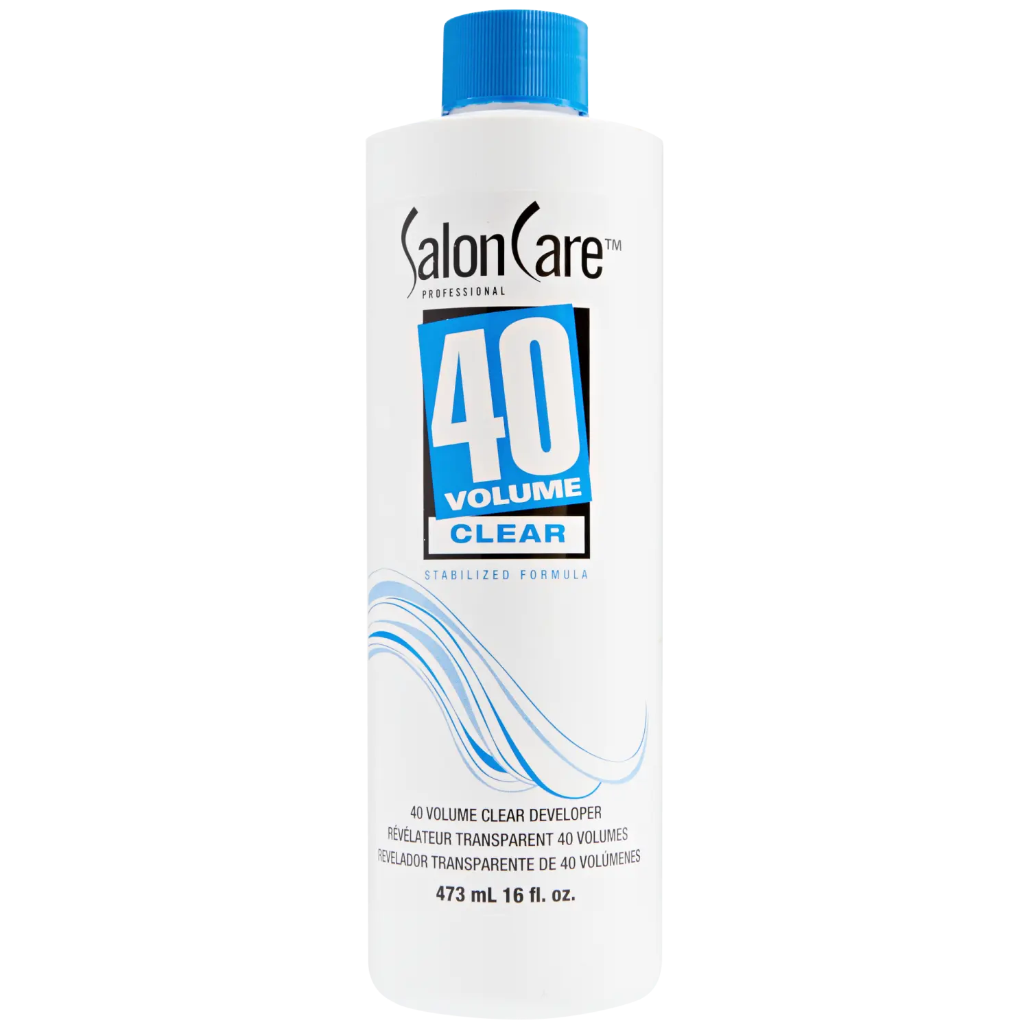 Salon Care 40 Volume Clear Developer, Maximum Lift, Stabilized Formula for Consistent, Predictable Results, Superior Gray Coverage