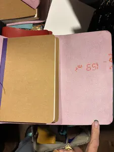 A5 - LILAC(Tannery Brand)Leather Journal Wrap -See images