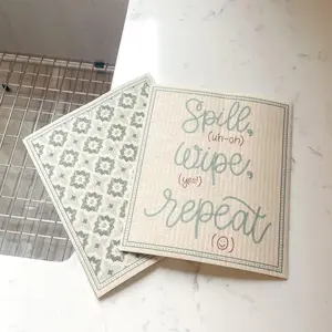 Spill, Wipe, Repeat Swedish Dishcloth (Pack of 2)