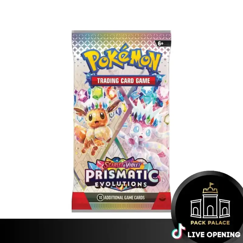 Pokemon English SV8.5 Prismatic Evolutions Elite Trainer Box and Collection Boxes CARDS LIVE OPENING