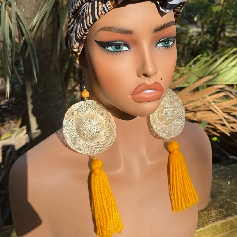 Yarn earrings Yarn earrings