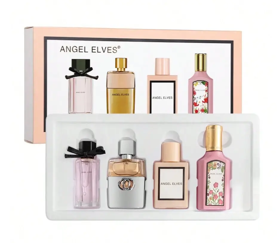 Angel Elves Women's Perfume Gift Box Set - 4-In-1 Bundle Fragrance Sets for Adults, 30ml Liquid Each, Long-Lasting Scent, Affordable, Ideal Birthday Gift for Mothers, Perfumes for Women, Boxed Perfume Fragrance Sets
