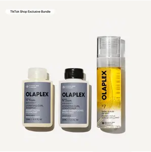 OLAPLEX Travel Curl Define + Shine Duo - Multi-Action Shampoo + Conditioner for Stronger, Defined Curls + 2-in-1 Replenishing Repair Treatment for Shine + Hydration