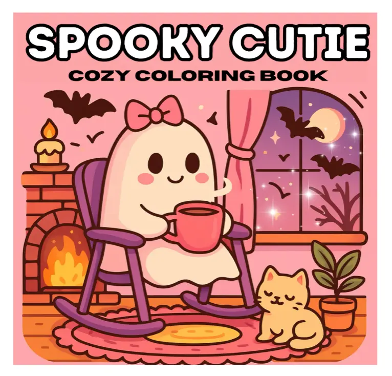 【JUST RELEASED】Whimsical Cute Coloring Book for Adults - Adult Coloring Paper Pages with Adorable Creepy Creatures for Relaxation, Stress Relief