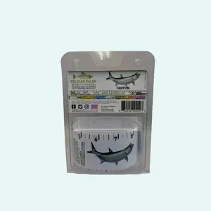Tarpon Ruler 2x90 Inches PVC Vinyl Accurate Weight Estimation Fish Scale Vivid Colors Made in USA Easy to Use Travel Companion