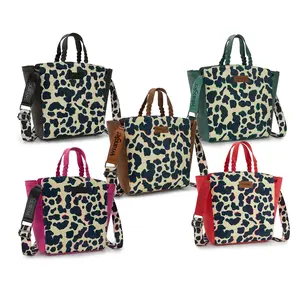 Wrangler Cow Print Top-Handle Handbags for Women Fall Purse Commute Bag Everyday Use Large Capacity