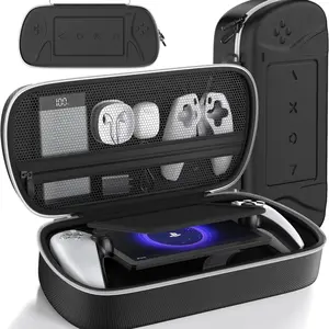 Case for PlayStation Portal Remote Player, Hard Lightweight Carrying Case for PlayStation Portal Accessories, Travel Case Cover Storage Bag for PS Portal Accessories Multifunctional Storage