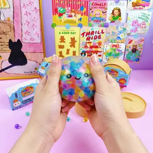 1 pack [2026 Viral] Mystery SparkleBao Squishy Dumpling - Gold Bead Glitter Steamed Bun Stress Relief Fidget Toy