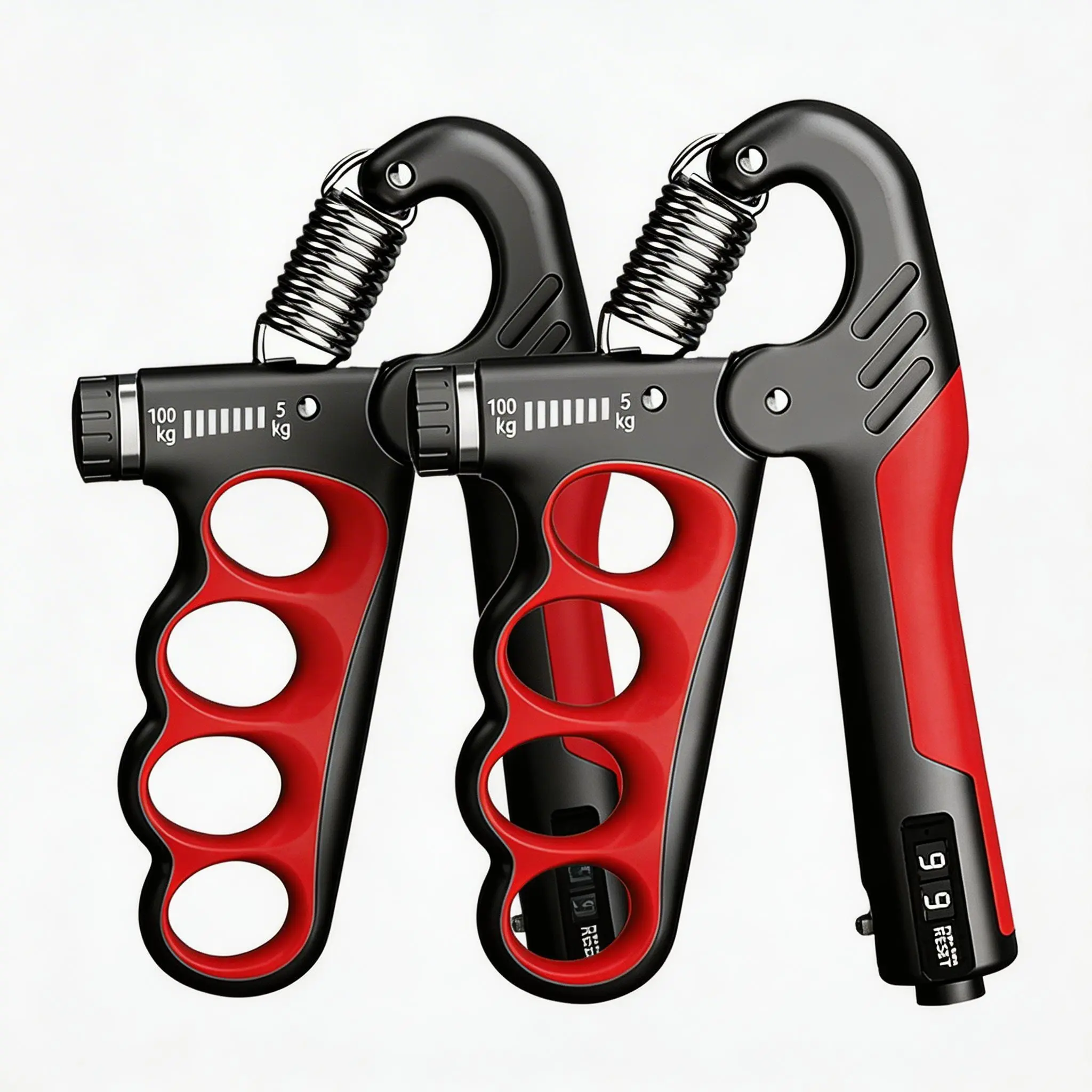 Adjustable Grip Strengthener (5-100KG/11lbs-220lbs) – Strength Training Accessory for Home Workouts, Hand Muscle Growth & Endurance, Ideal Valentine's Day Gift for Men & Women