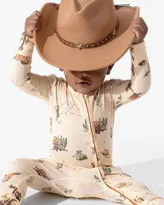 Cowboy Bamboo Convertible Footie