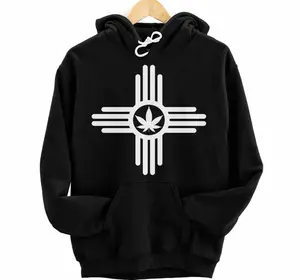 New Mexico Flag Zia Sun Pot Leaf Marijuana Cannabis Weed Hoodie, Sweatshirt, T-Shirt
