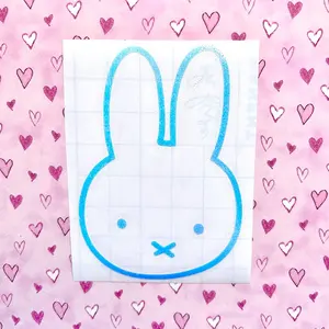 Bunny Face Waterproof Decal Sticker