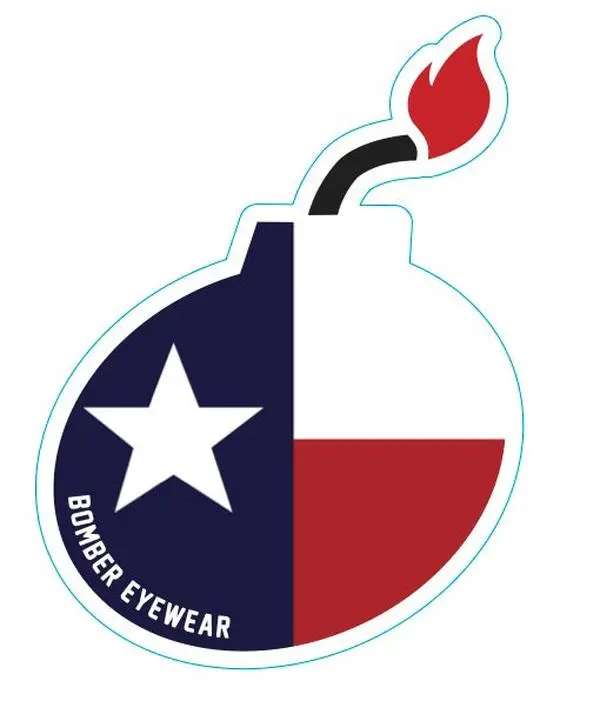 Texas Flag Bomb Decal Sticker - DIY Scrapbooking & Stamping Accessory, Car Decals for Vehicle Decoration
