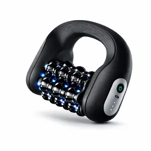 Electric Muscle Roller for Post-Workout Recovery Deep Rolling Massager for Legs Calves Back & Neck Handheld Powered Tool Rechargeable 3 Speed Fitness Recovery Lightweight - Daily