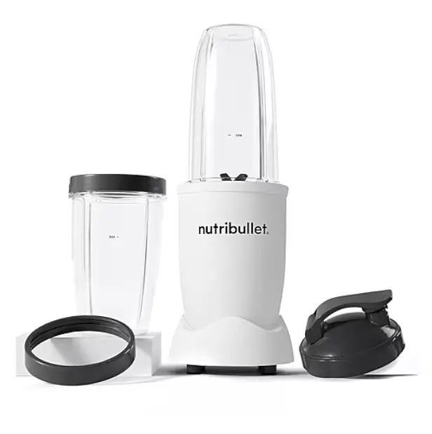 Nutribullet Pro Blender, High-Speed Personal Blender and Smoothie Maker with Powerful Motor, Blending Cups and Lids, Compact Countertop Blender for Smoothies, Shakes, Frozen Drinks, Fruits, Vegetables and Food Prep
