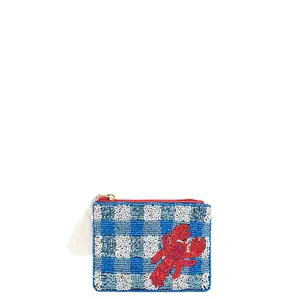 Coastal Claw Beaded Coin Pouch