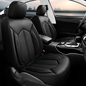 FREESOO Universal Car Seat Cover, Fits 6000+ Vehicles, Waterproof Breathable Leather, Full Set and Front Seat Covers for Sale | F2