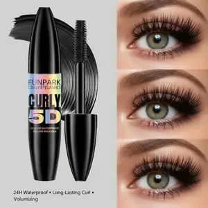 Dense Mascara for Large Eyes, Long-Lasting Curling Waterproof Smudgeproof, 20225 New Upgrade, Non-Toxic and Volumizing Formula Voluminous Mascara， Makeup, Enhancing Mascara