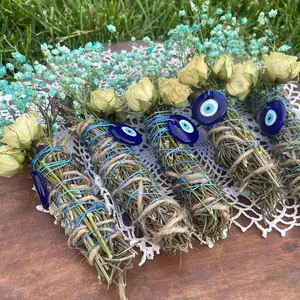 Evil Eye Smudge Stick, Rosemary, Lavender