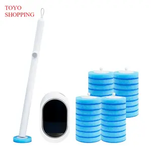 Toilet Scrubber Kit with Self-Cleaning Disposable Pads – No Pre-Rinse, No Mess, No Odor , Simplifies Bathroom Hygiene