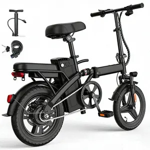 APYEAR Electric Bike 14Inch Folding,1000W Motor 35+Miles,Maximum speed 20+MPH E-Bike,12Ah Removable Battery,Air Tires Front and Rear Disc Brake Design LED Display Portable Ebike,Can Carry 2 People Electric Bicycle, dealsforyoudays
