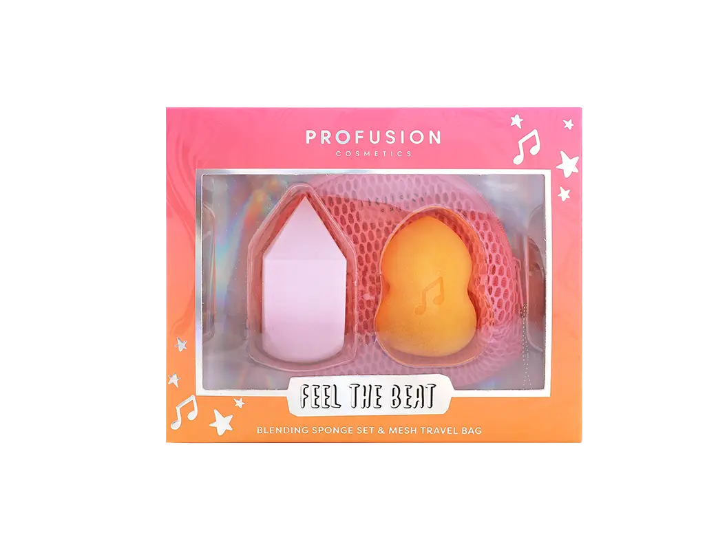 It's a Vibe | Feel the Beat 3-pc Blending Sponge and Bag Set