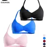 Seamless Bikini-Style Sports Bra, High Elasticity Fitness Halter Top, Slim-Fitting, Spaghetti Straps, All Seasons Wear, Yoga Sports Bra
