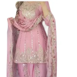 Indian Punjabi Salawar Kameez Casual Women's Wear with Elegant Design Ideal for Festivals and Special Occasions Womenswear Dress Summer Comfort