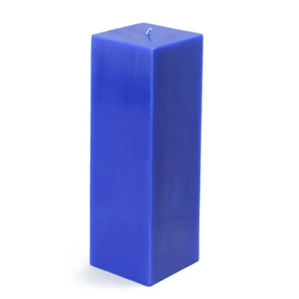 212 MAIN Handpoured Wax Solid Square Pillar Household Candle - 3x9 in, Unscented, Smokeless Dripless, Long-Burning, Home Decor Decoration Accent