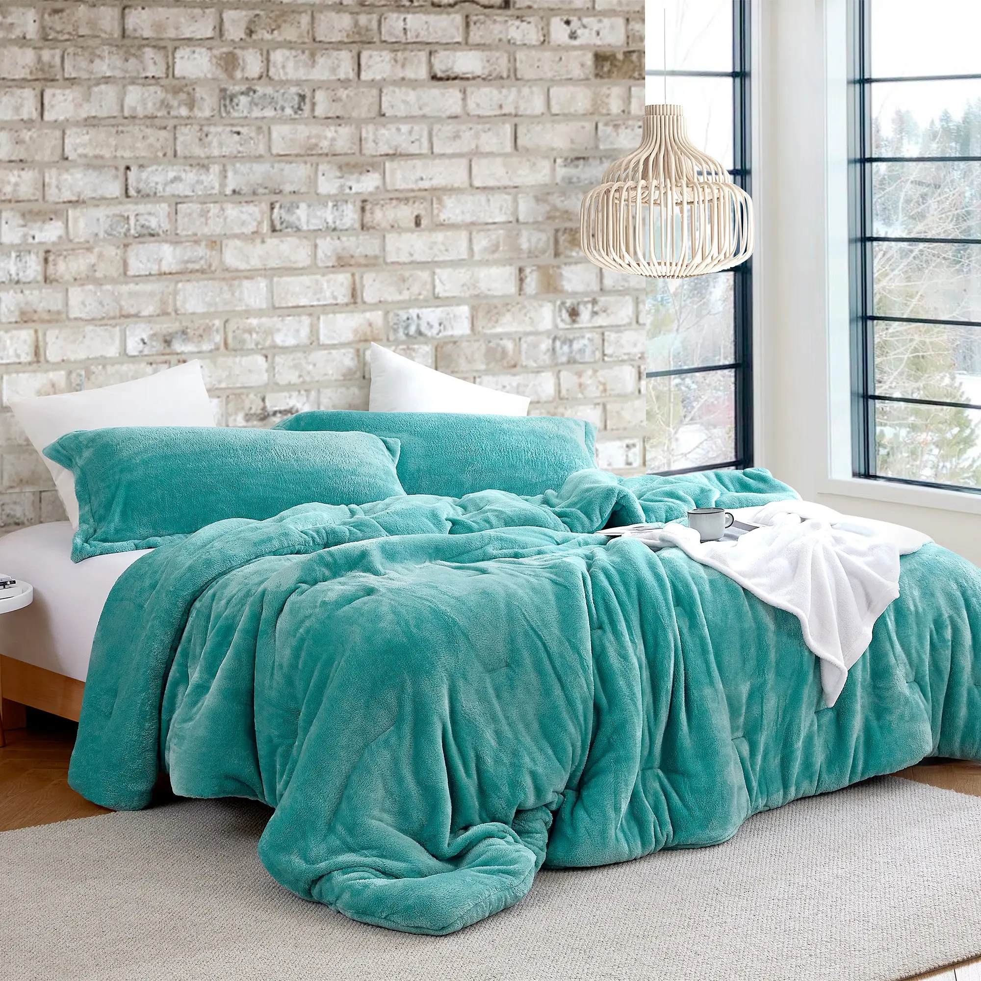 Coma Inducer Oversized Comforter Set - Me Sooo Comfy - Dusty Turquoise