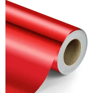 Metallic Wrapping Paper Roll 17 x 394 inch for Birthday, Christmas,  Shower, Valentines, Wedding, Holiday -   Wrap (Red)