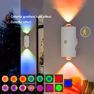 Adjustable LED Wall Light Fixture, USB/battery Powered Design, Modern Indoor Lighting, Ideal for Living Room & Bedroom Use