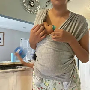 #Summervibes【Mother's Day Gift】Momcozy Baby Wrap Carrier Slings, Easy to Wear, for Babies Girl and Boy, Adjustable Baby Carriers for Newborn up to 8-35 lbs Portable Mother Mom Gift Convenient Travel Gifts wild bird baby carriers Ergonomic Baby carrier