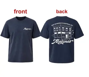 [Sale off up to 50%] Malone's Bar Off Campus Two Sided T-Shirt, Briar U Hockey Romance Tee, Graphic Streetwear T-shirt