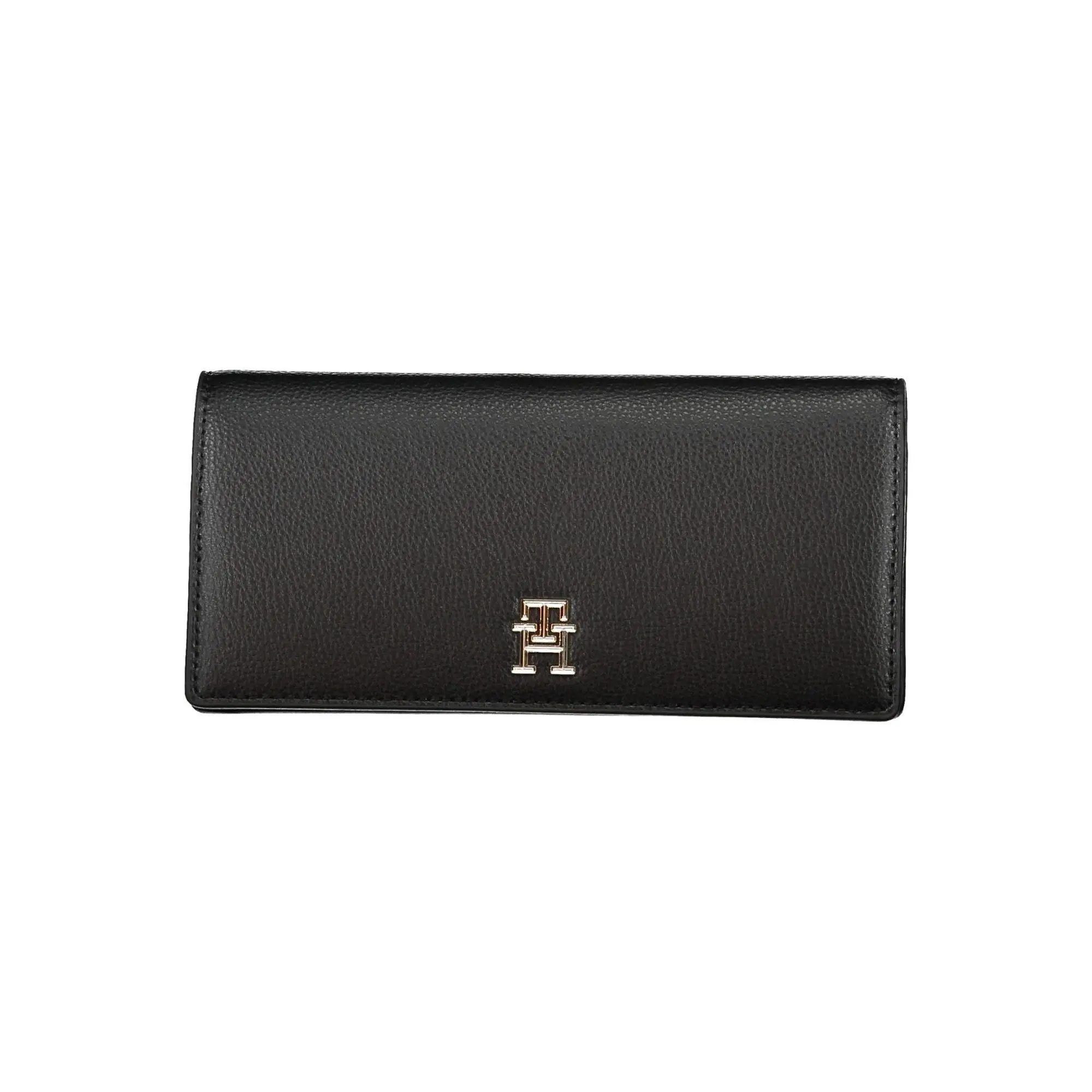 Tommy Hilfiger Black Polyurethane Wallet