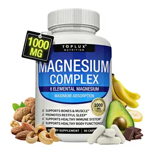 Summer Wins Toplux Magnesium Complex 8 EssentialMagnesium Supplement -3PL Vitamin Dietary Edible