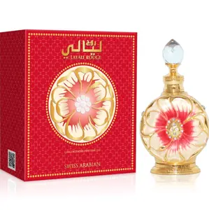 Layali Rouge For Women Perfume Oil- 15 ML (0.5 Oz) | Swiss Arabian