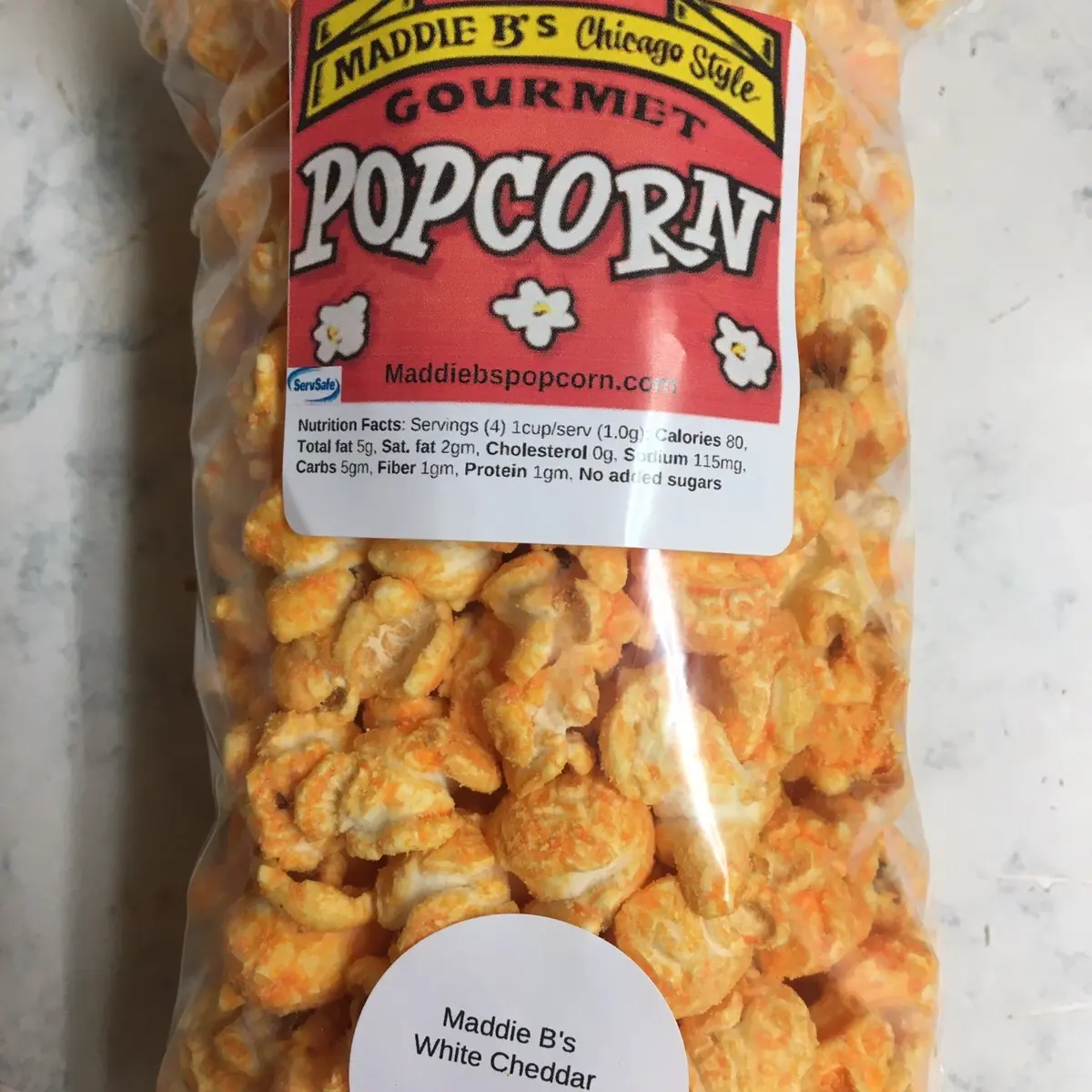 White Cheddar Popcorn gourmet