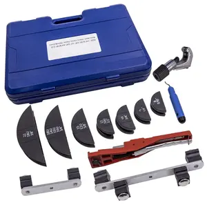 HVAC Ratcheting Pipe Tube Bender Tool Kit 1/2 1/4-7/8 90 Bending 7 Dies