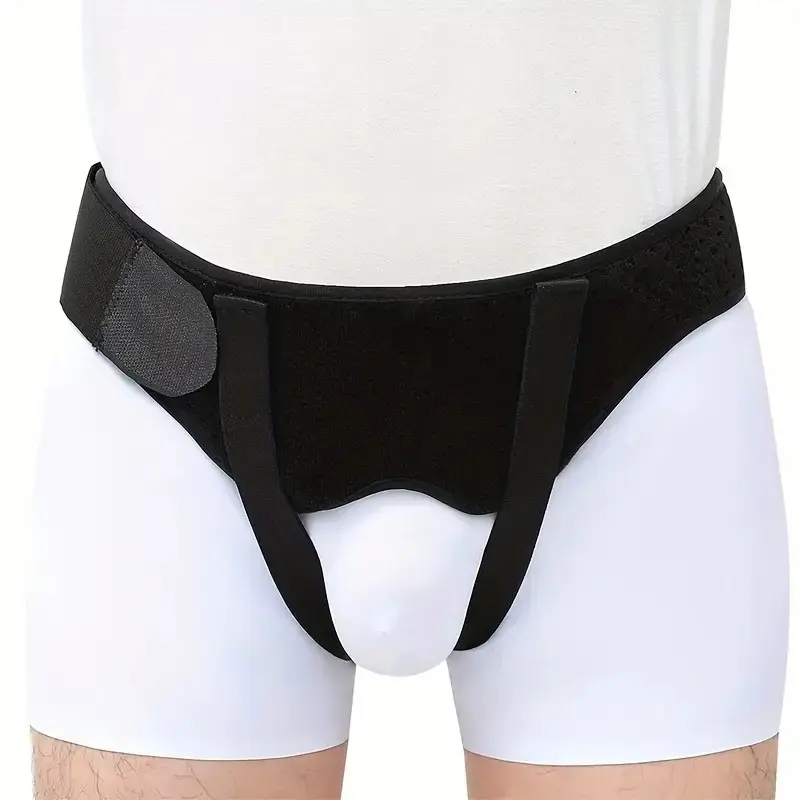 Hernia Support Belt, Inguinal Bilateral Compression Band, Breathable Adjustable Straps, Suitable for Daily Home Commute Wear, Healthcare
