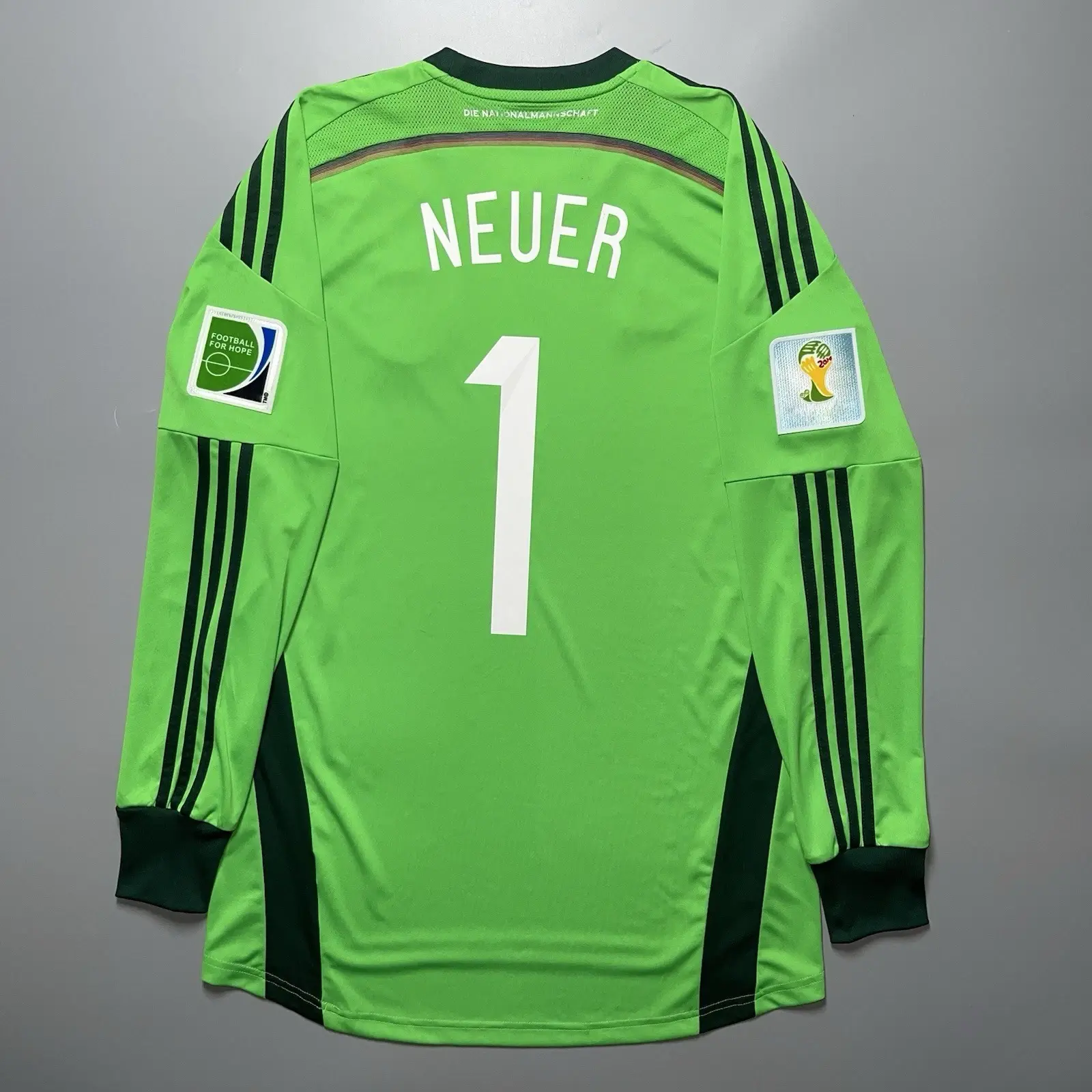 #1 Neuer - Long Sleeve 2014 Final Retro GK Jersey