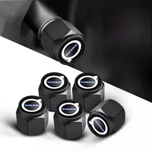 Volvo Xc40 Xc60 S90 Xc90 V90 Car Wheel Tire Valve Caps, Durable Tyre Stem Covers & Stylish Rim Protectors, Essential Auto Accessory